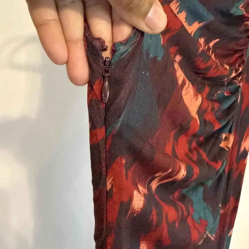 Ulla Johnson Printed Sleeveless Livia Dress w/ Side Ruching (Sz: P or 00/0) $520 - Picture 9 of 14